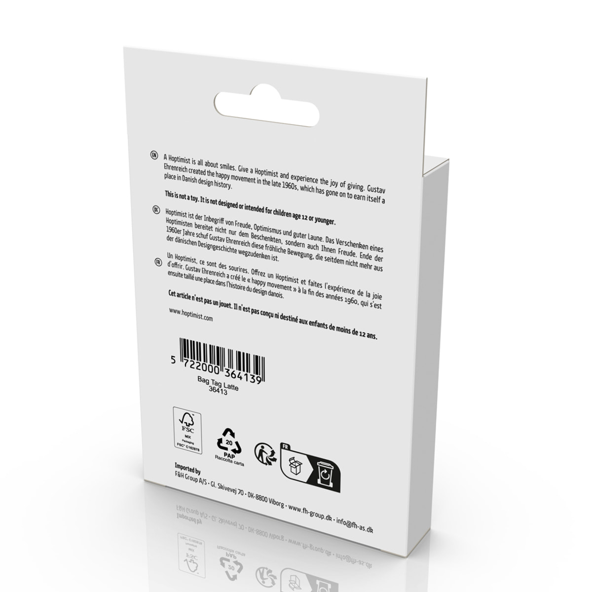 Hoptimist Étiquette de bagage