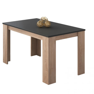 Mesa de comedor Berta 140 Roble - Grafito