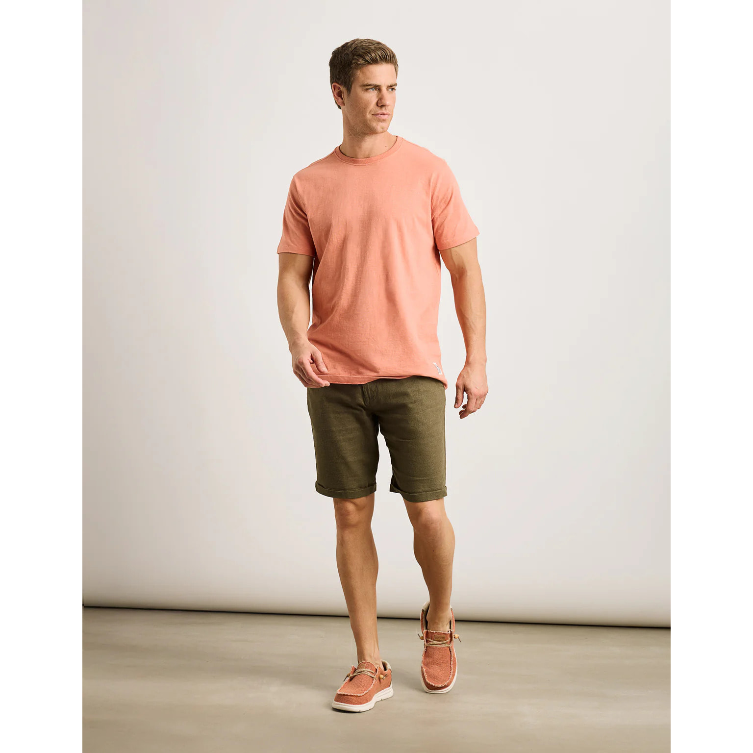 Camiseta Manga Corta Naranja - Basili