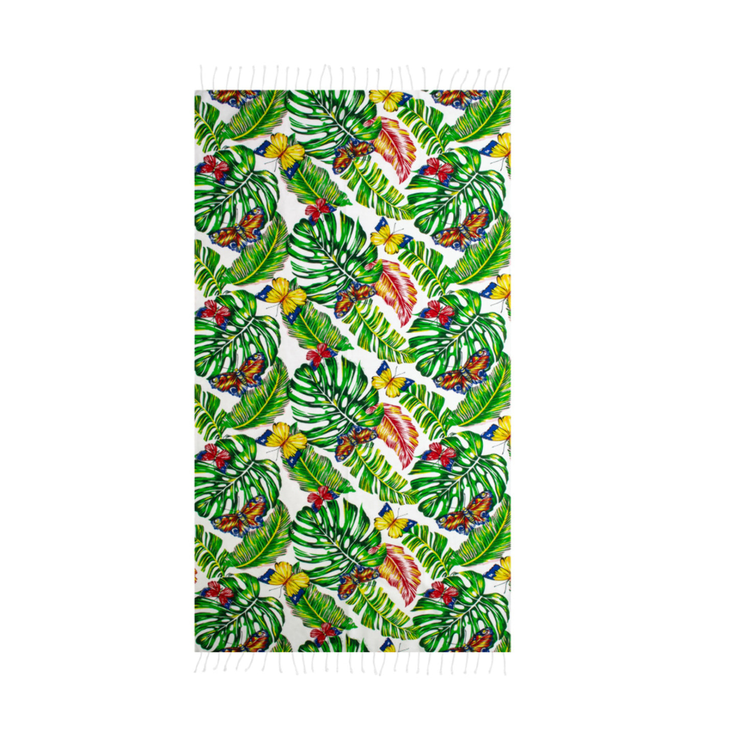 Telo Mare Fouta Modello Bali Con Frange