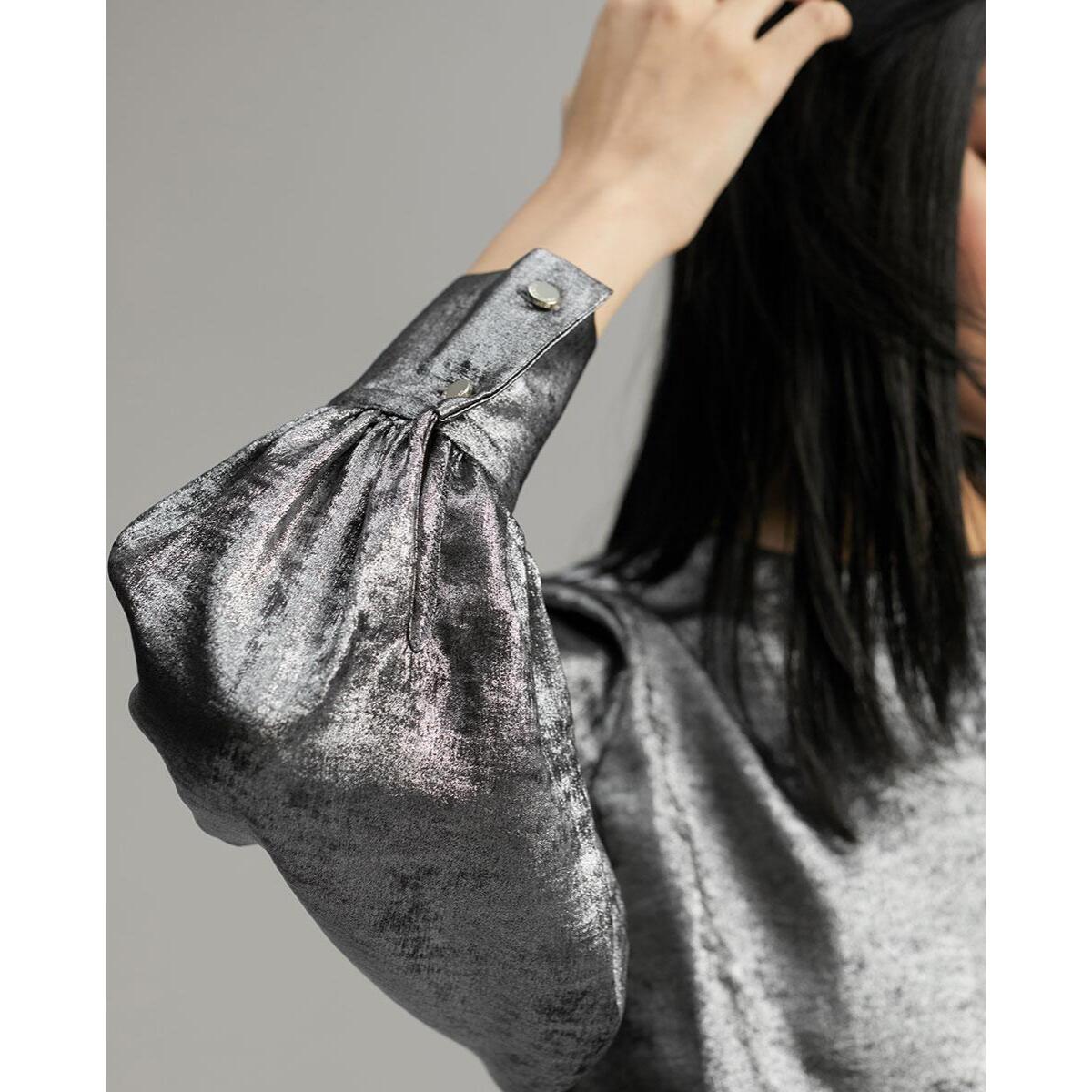 abito corto laminato