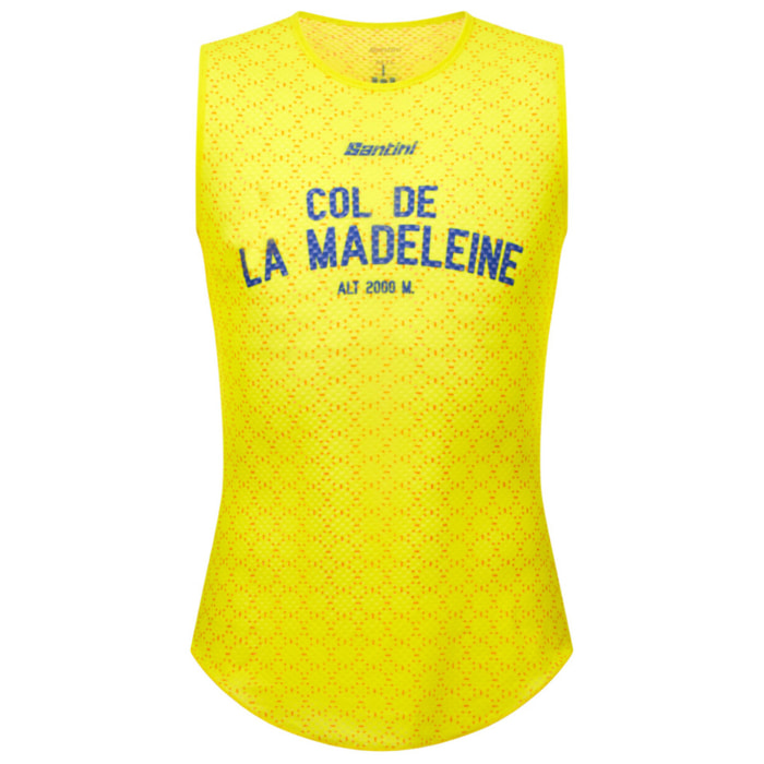 Maillot Jaune Col De La Madeleine - Canotta Intima - Print - Uomo