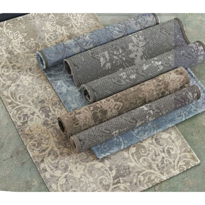 Tappeto Patchwork Arredo Classico Grigio