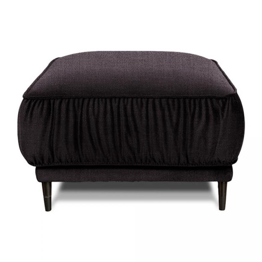 Pouf taille S Fiorenzo Tissu Gris foncé