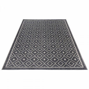 Tapis exterieur kilim géométrique, elno, résistant et original