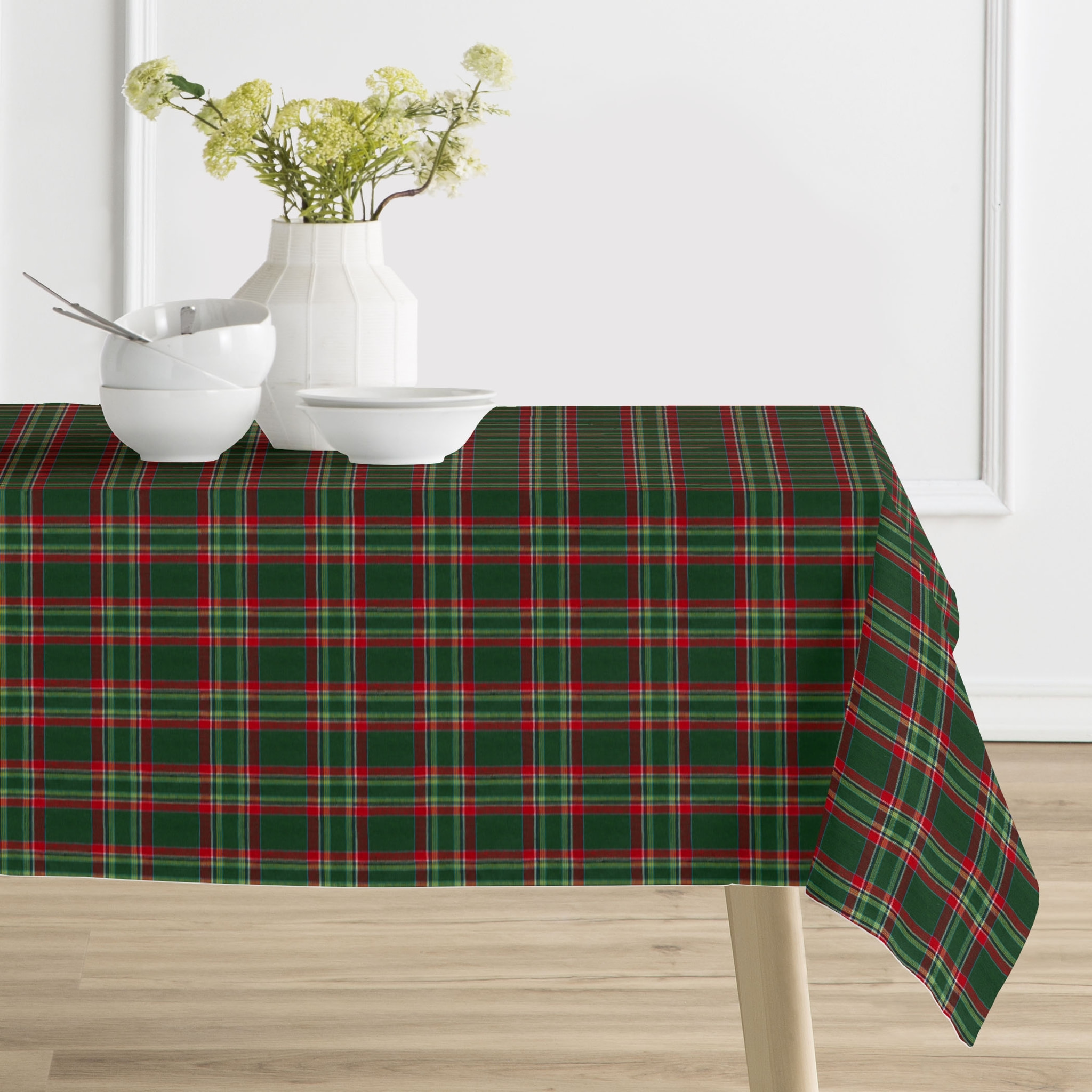 Mantel Antimanchas Jacquard Dundee Verde
