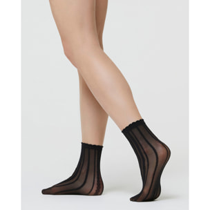 CALZINO VELATO SUSAN CON EFFETTO TRICOT