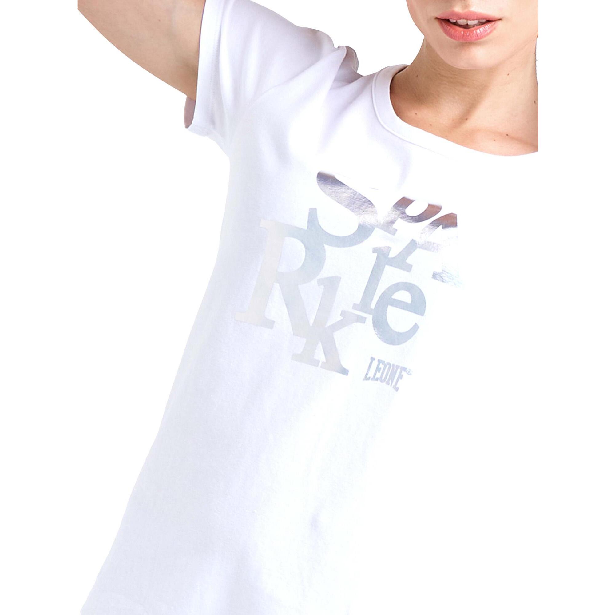 Camiseta de manga corta de mujer brillante