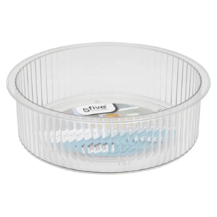 Organiseur rotatif Streaks D23cm transparent