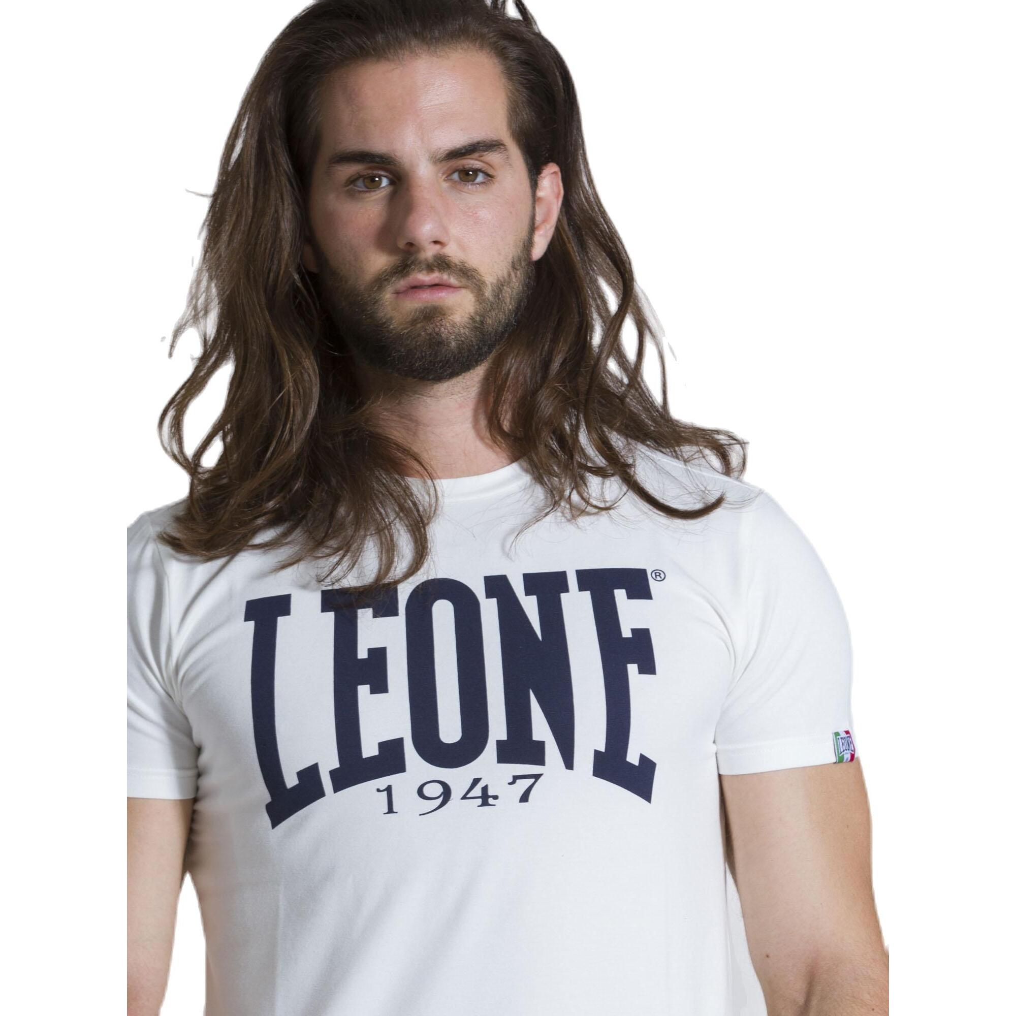 Camiseta de hombre Leone Basic de algodón de manga corta
