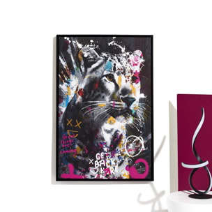 Tableau Guepard Colore 60x90cm