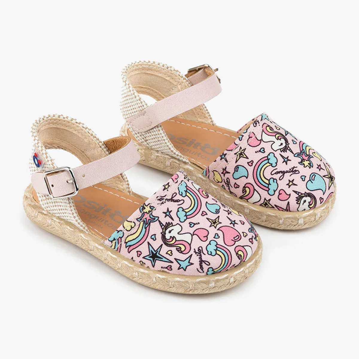 Espadrillas per neonati con stampa unicorno