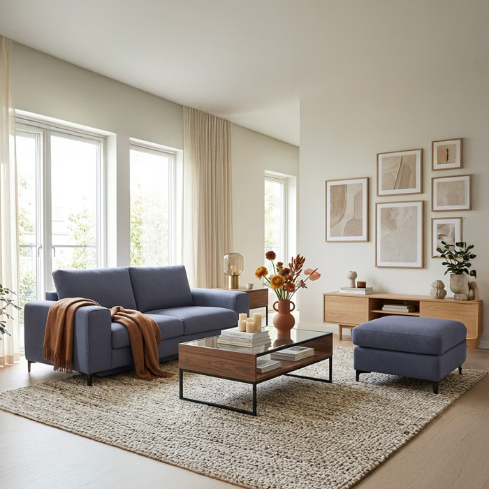 Pouf Fiesole Tissu