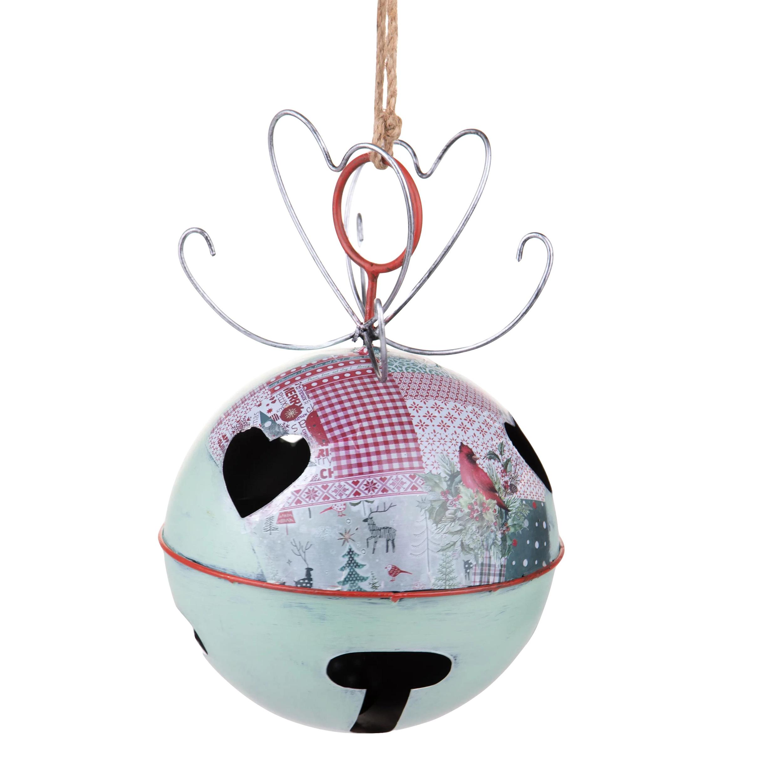 Sfera D.20 Cm con Led Metallo - Pezzi 1 - Colore:Multicolore - Bianchi Dino - -