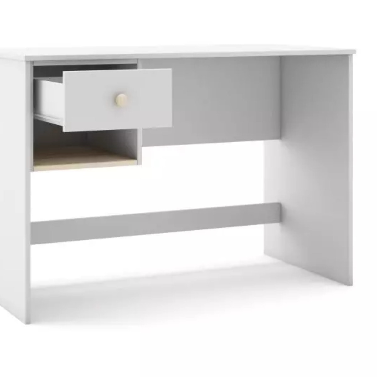 Mesa de escritorio Misty Breeze Blanco - Oak Soft