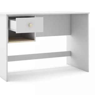 Mesa de escritorio Misty Breeze Blanco - Oak Soft