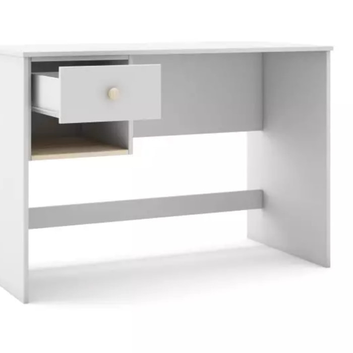 Mesa de escritorio Misty Breeze Blanco - Oak Soft