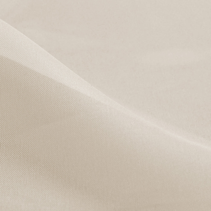 Tissu en voile uni en polyester - Beige