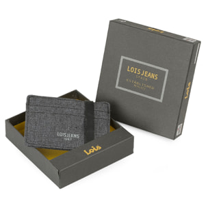 Tarjetero Lois Harrison Gris Oscuro