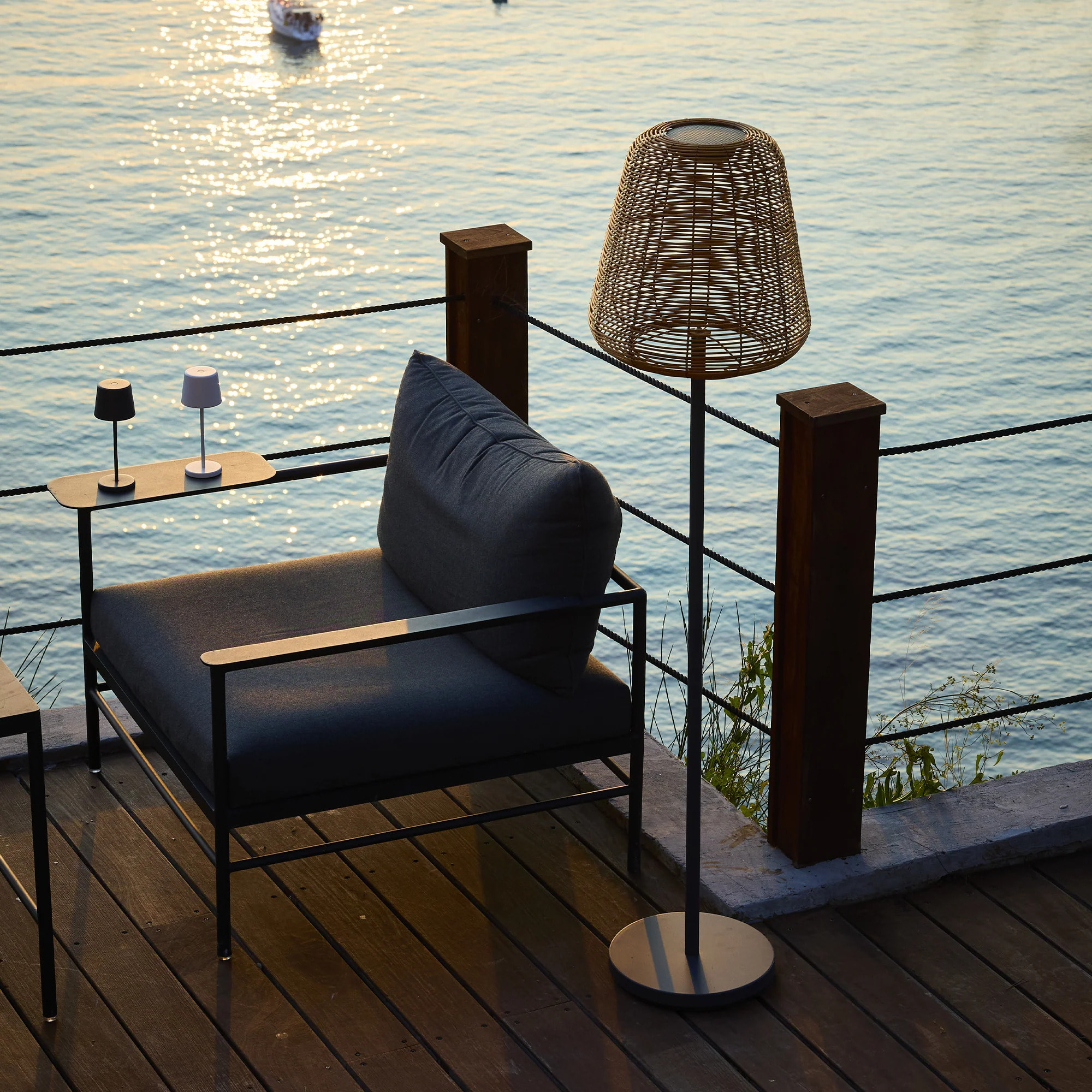 Lampadaire solaire TALL BOHEME H160CM