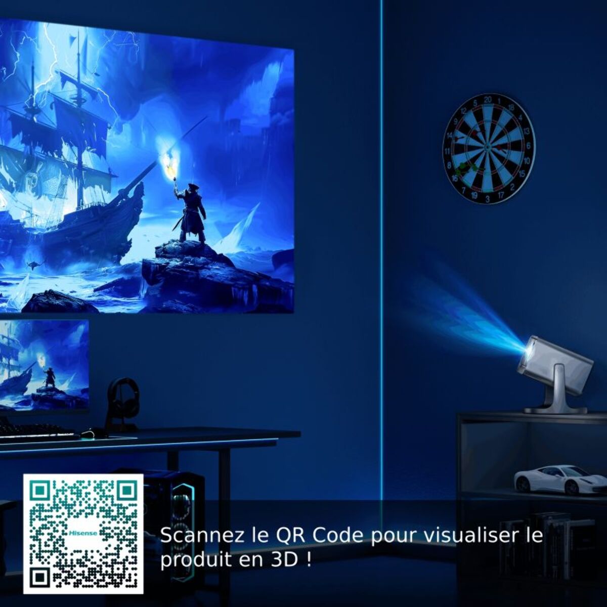 Vidéoprojecteur home cinéma HISENSE Laser TV Trichroma C2 PRO