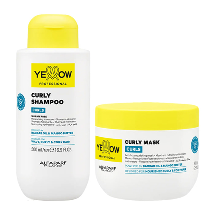 ALFAPARF Yellow Kit Shampoo 500ml + Mask 300ml