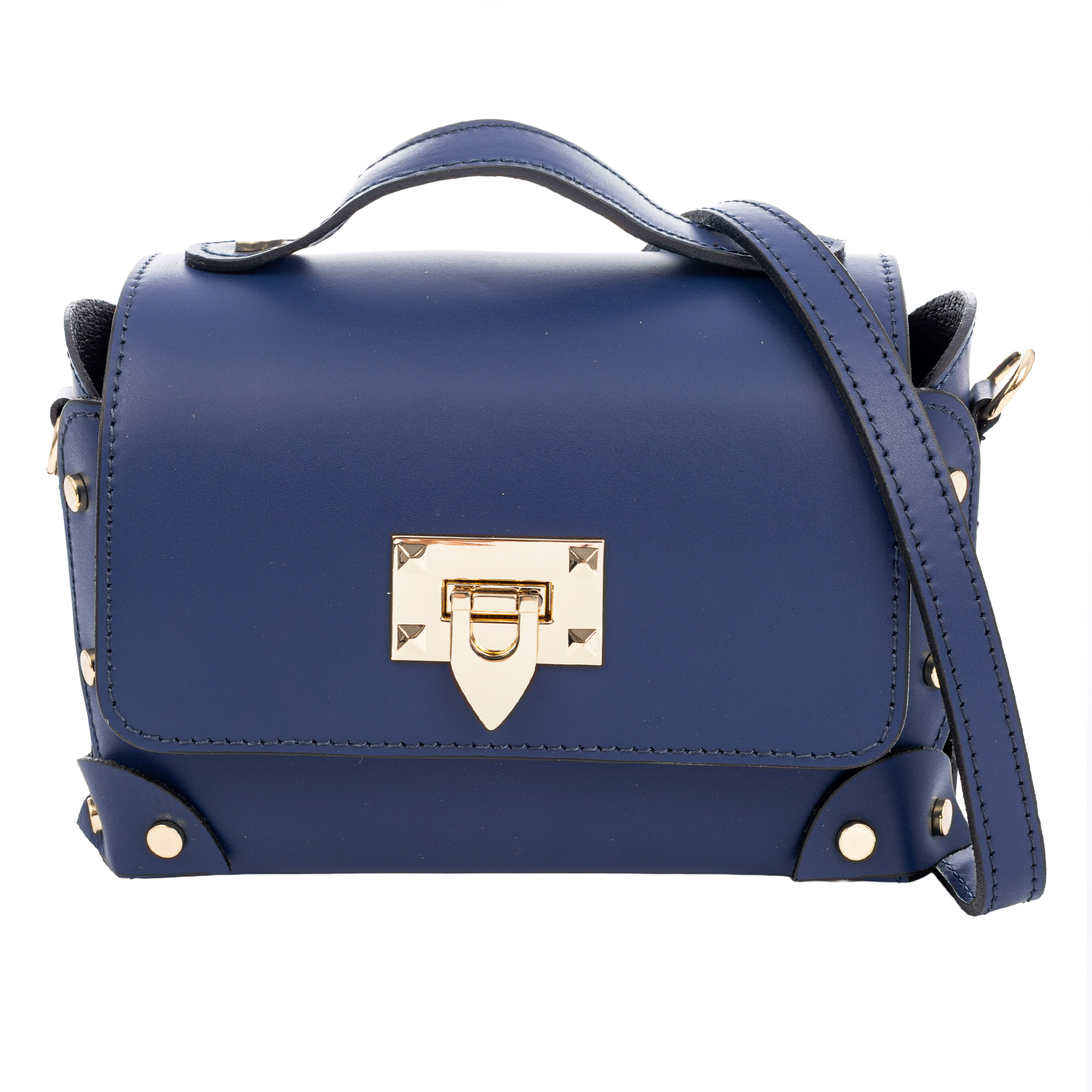 Barrali Bolso bandolera Mujer.Piel auténtica Ruga