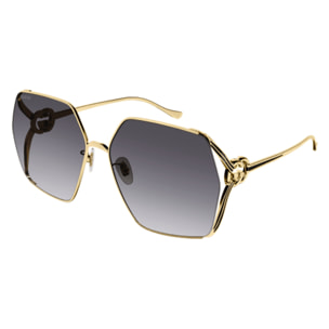 Gafas de Sol Gucci GG1322SA-001 de Metal Mujer 64 mm