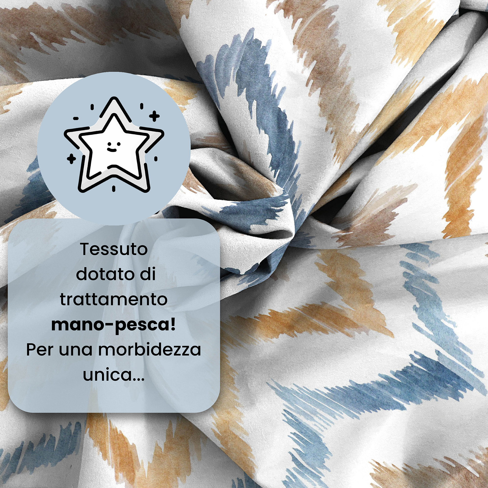 COMPLETO LETTO FANTASY, 100% Microfibra - HIPPY