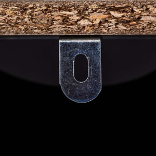 Organizador de zapatos de 3 cajones para 18 pares de madera en negro y natural