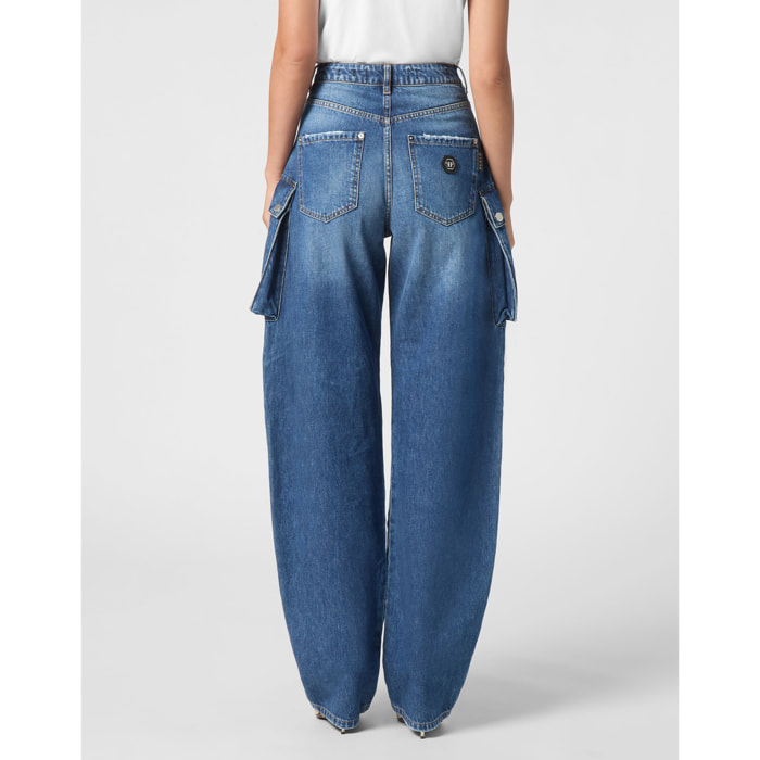 PHILIPP PLEIN Vaqueros Cargo Regular Fit