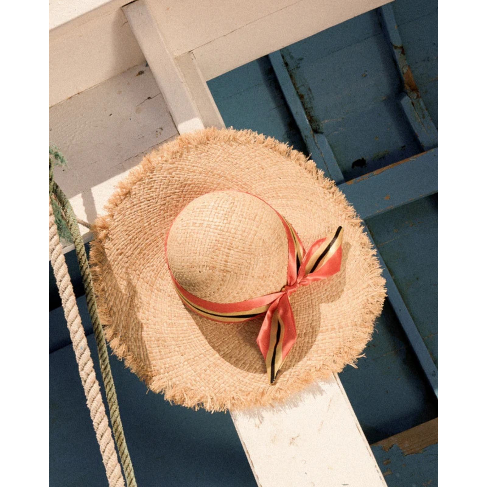 Pompea x Silvian Heach cappello in paglia