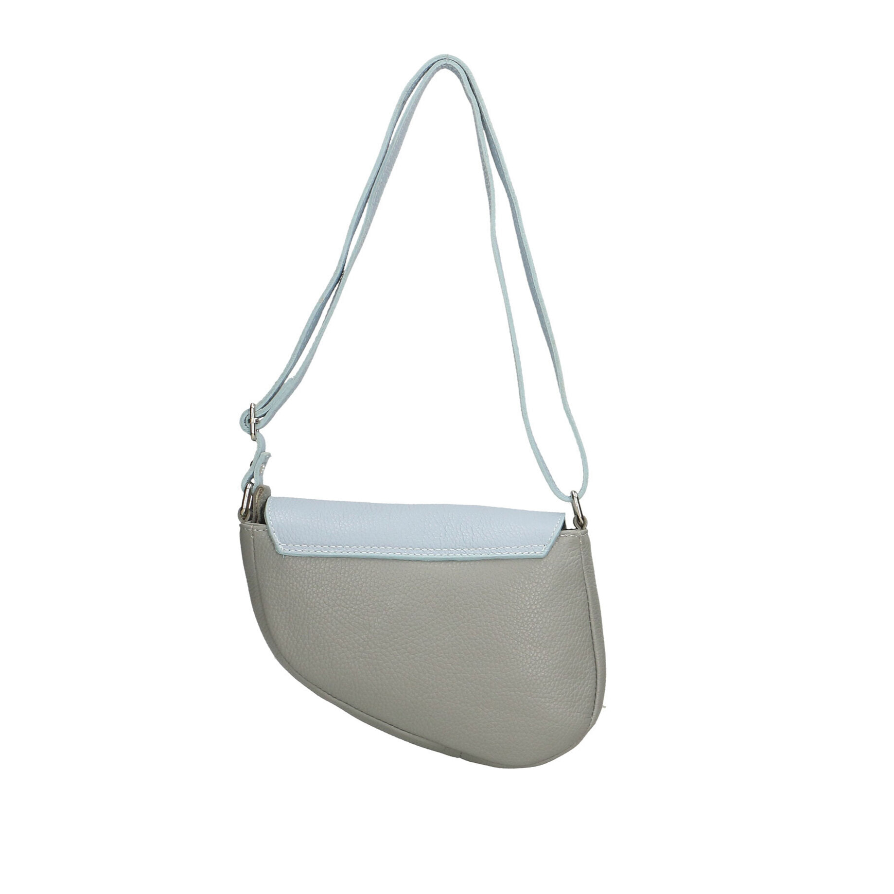 Borsa a tracolla da donna In Vera pelle Made in Italy 22x16x7 cm