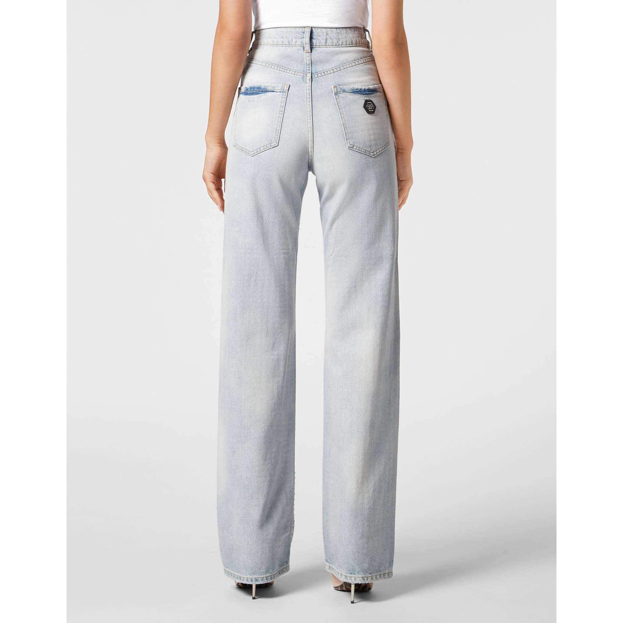 PHILIPP PLEIN Wide-leg jeans
