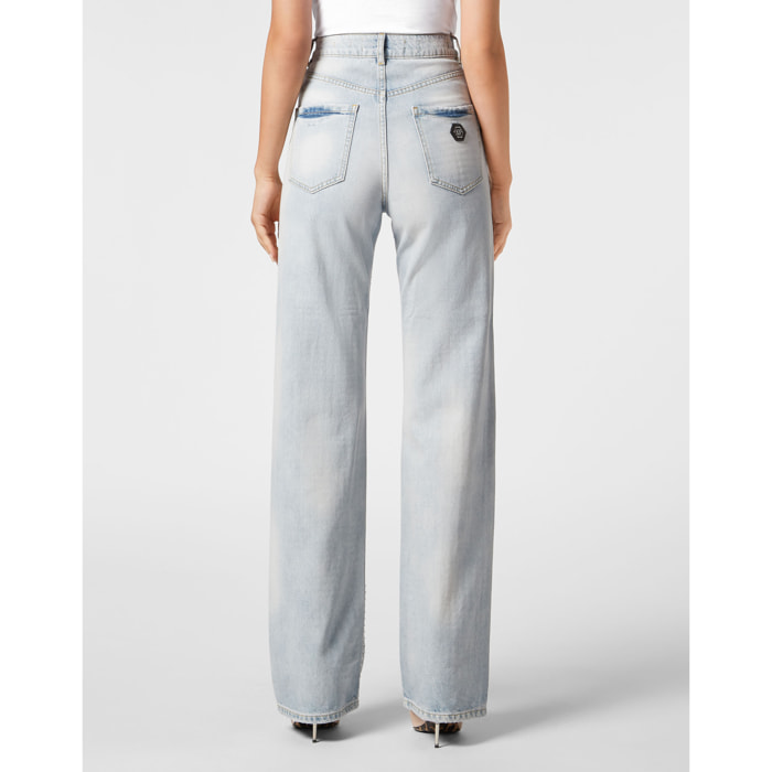 PHILIPP PLEIN Wide-leg jeans