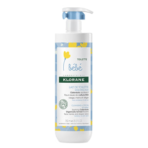 Calendula Bio Bébé - Lait de Toilette - Sans Rinçage