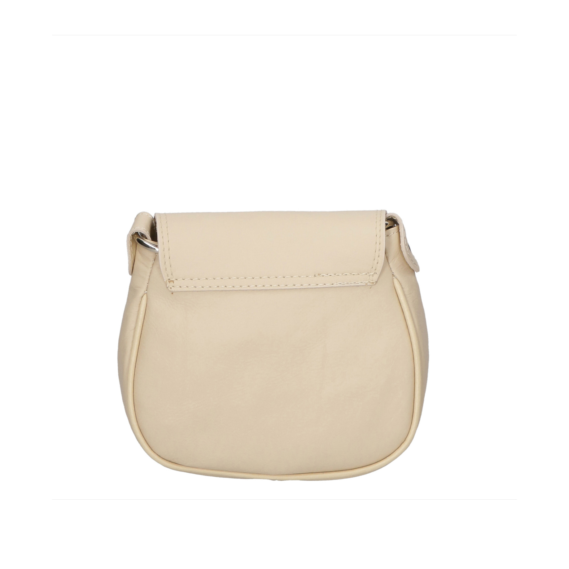 Borsa a tracolla da Donna Bianca in Vera Pelle Made in Italy 17x19x6 cm