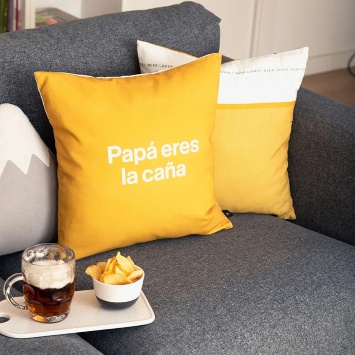 Funda de cojín "Papá eres la caña"