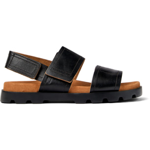 Sandalias - CAMPER Brutus - Negro - Cuero liso