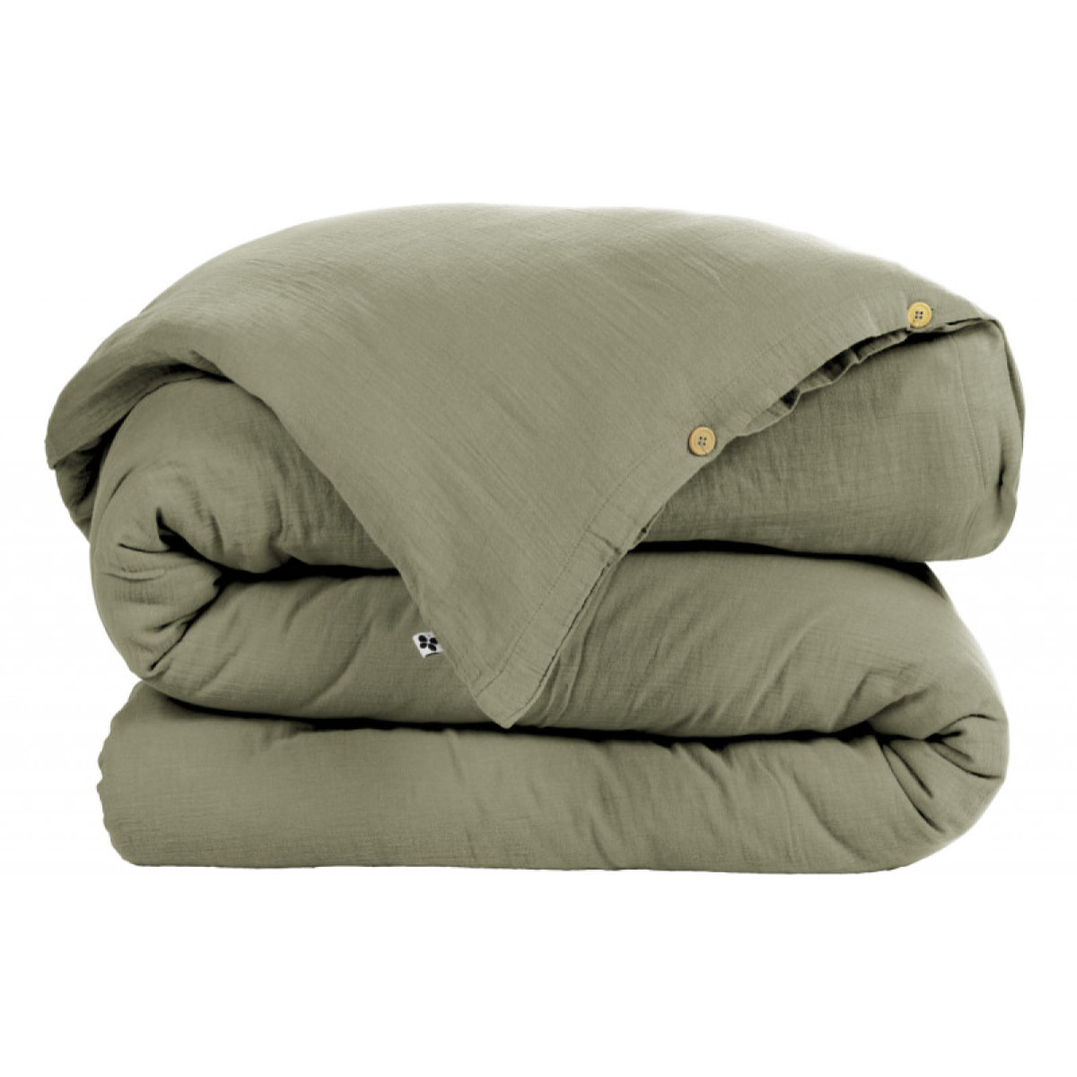 Pack housse de couette "Gaïa" "Gaze de Coton" 4 Pièces - Gaïa Romarin