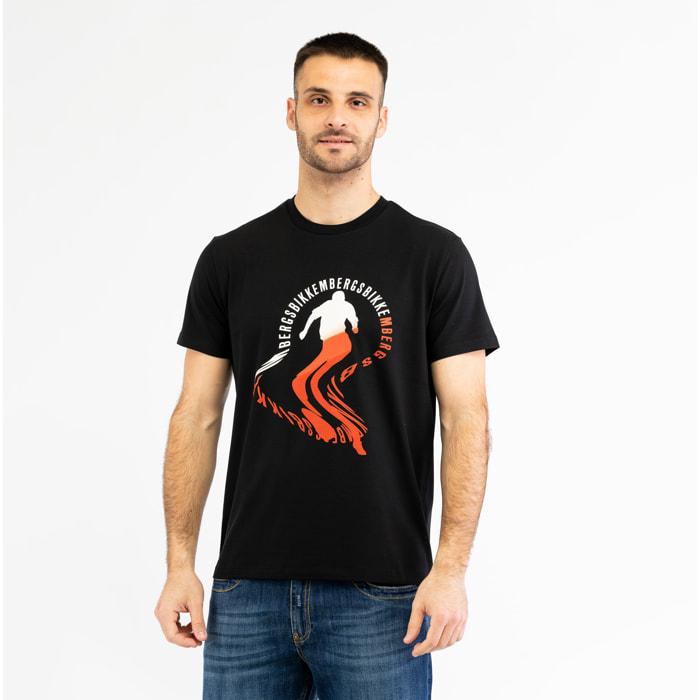 BIKKEMBERGS t-shirt uomo black