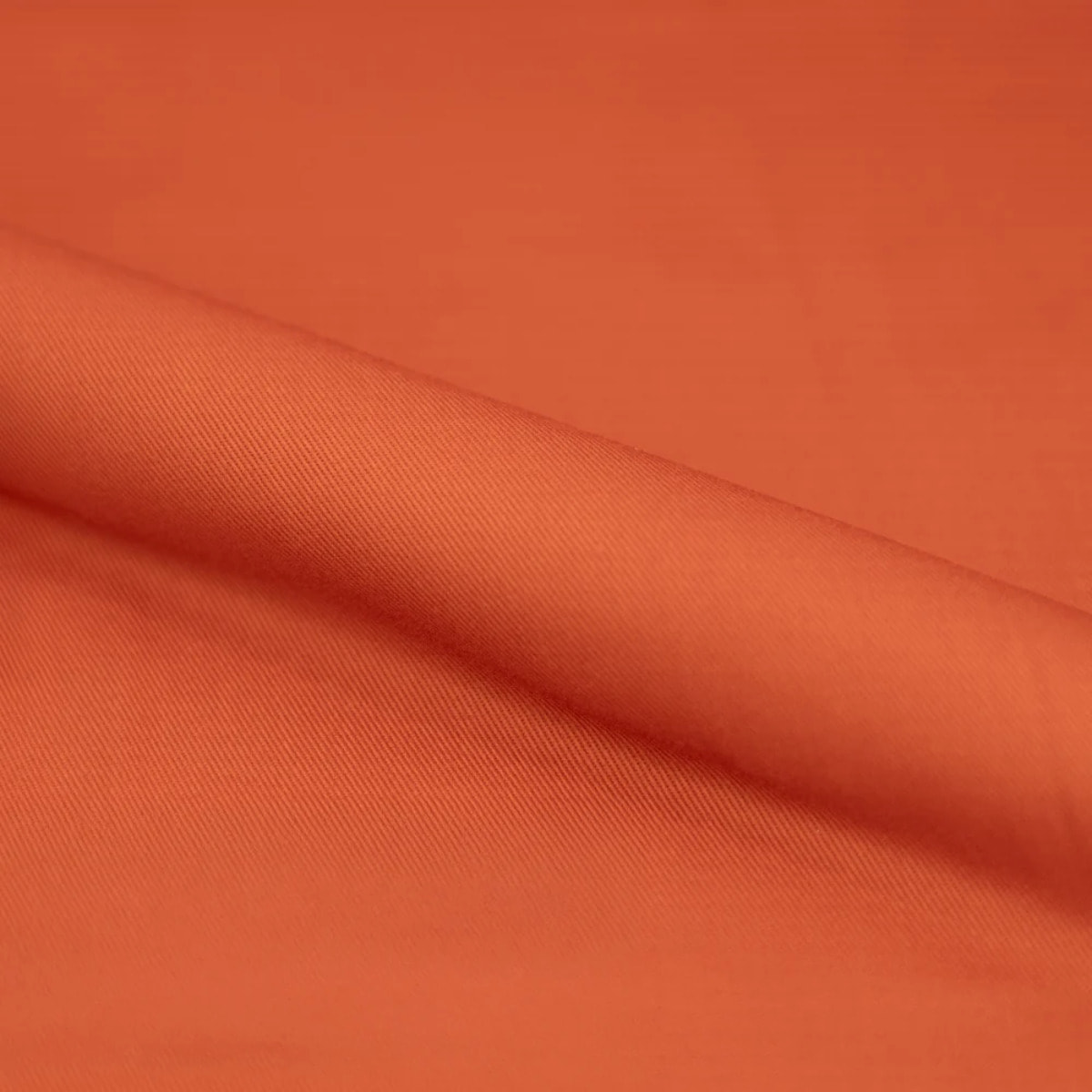 Lot de 2 chaises en rotin et tissu orange vermillon  - Tamara