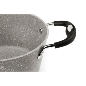 Casseruola 20 cm con Coperchio Excelsa – Forn-Ok, Alluminio Grigio