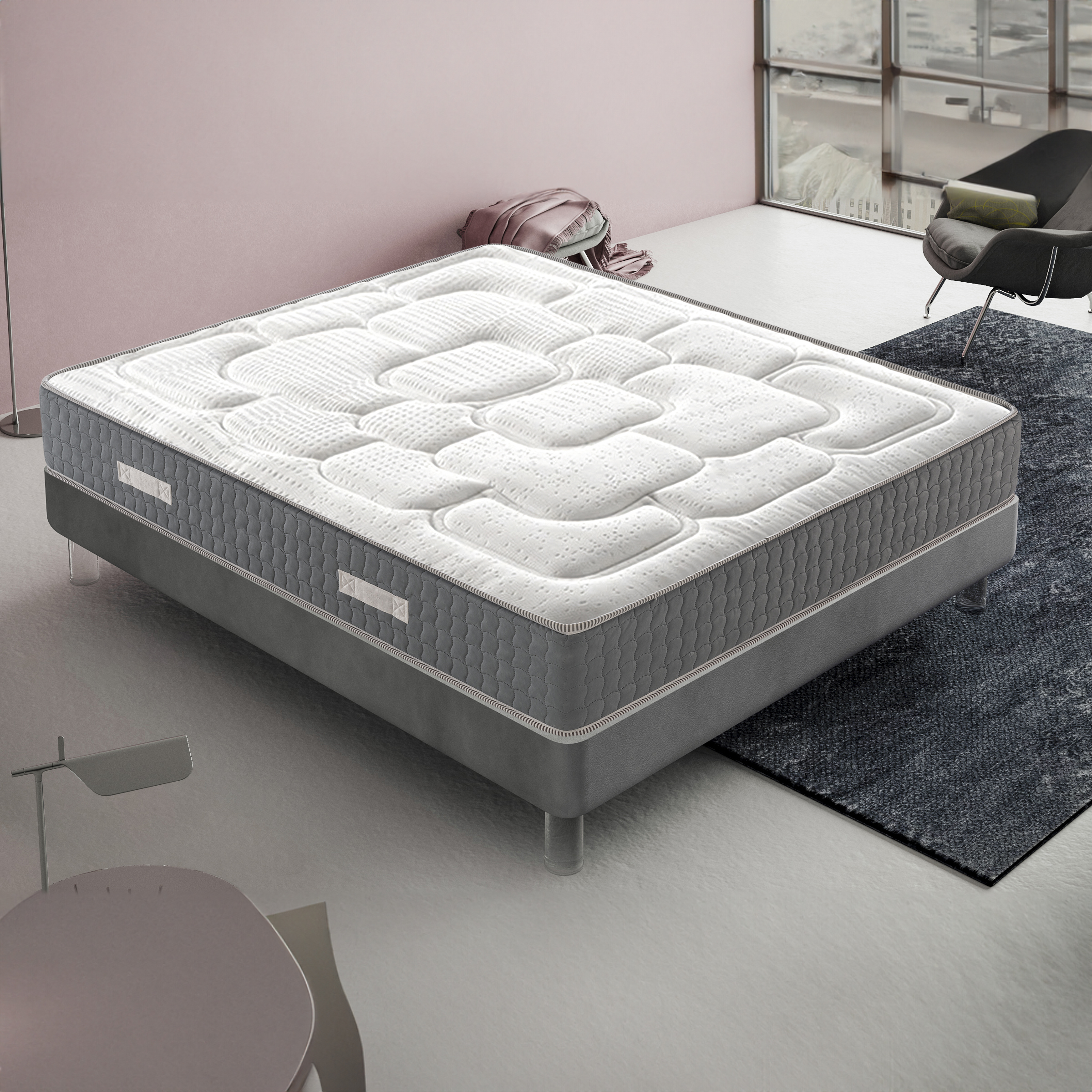 Materasso 180x200 in Memory Foam - Ortopedico - 9 Zone di comfort