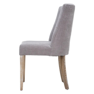 Chaise "Livia" gris