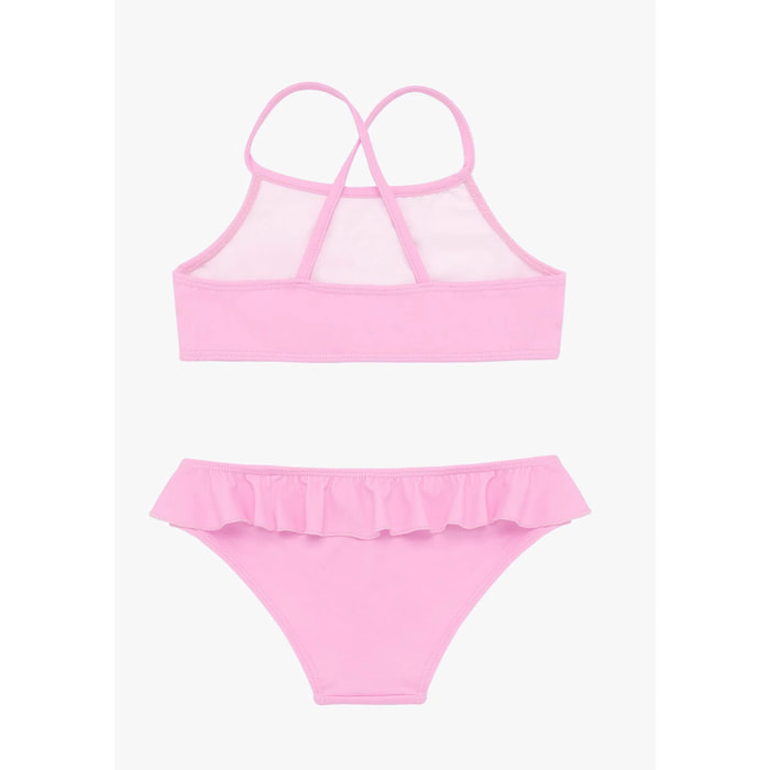 Bikini de Niña Volante Rosa