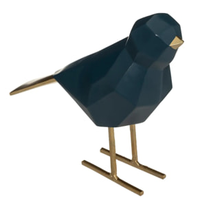 Oiseau origami H.16cm résine