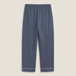 Pantalón de algodón punto topos Mimit color azul oscuro 100% Algodón