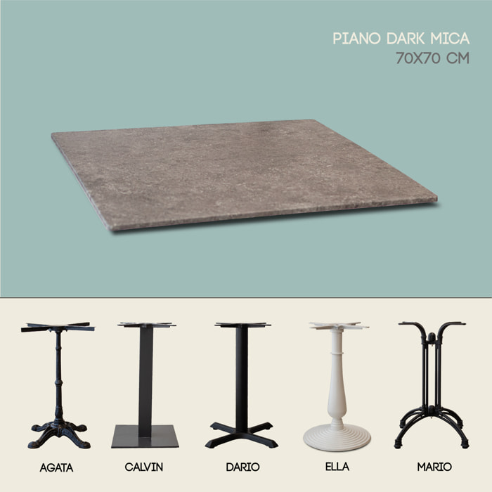 Set da 2 pz, Piano, Dark Mica, 70*70 cm,per bar e ristoranti