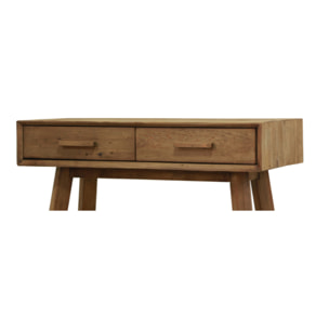Console 2 tiroirs en pin recyclé - ORIGIN